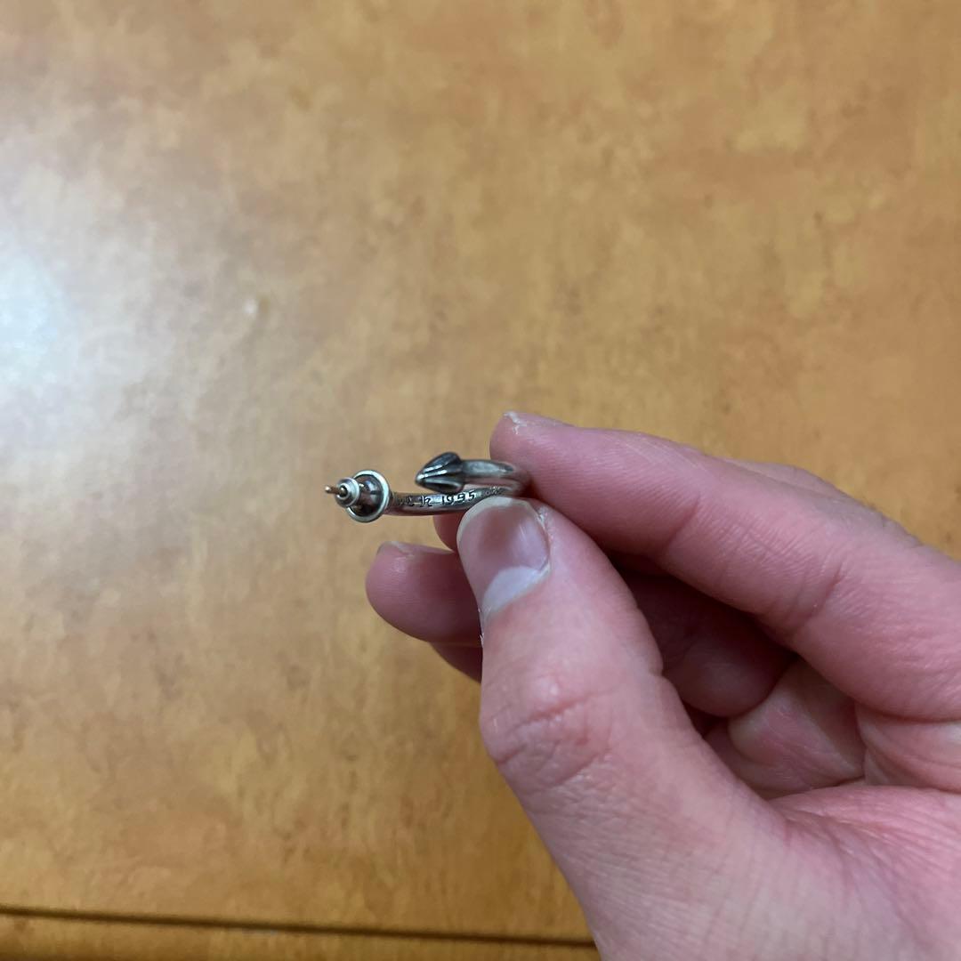 クロムハーツ　シルバー フープ ピアス 片耳用　値下げ交渉可能