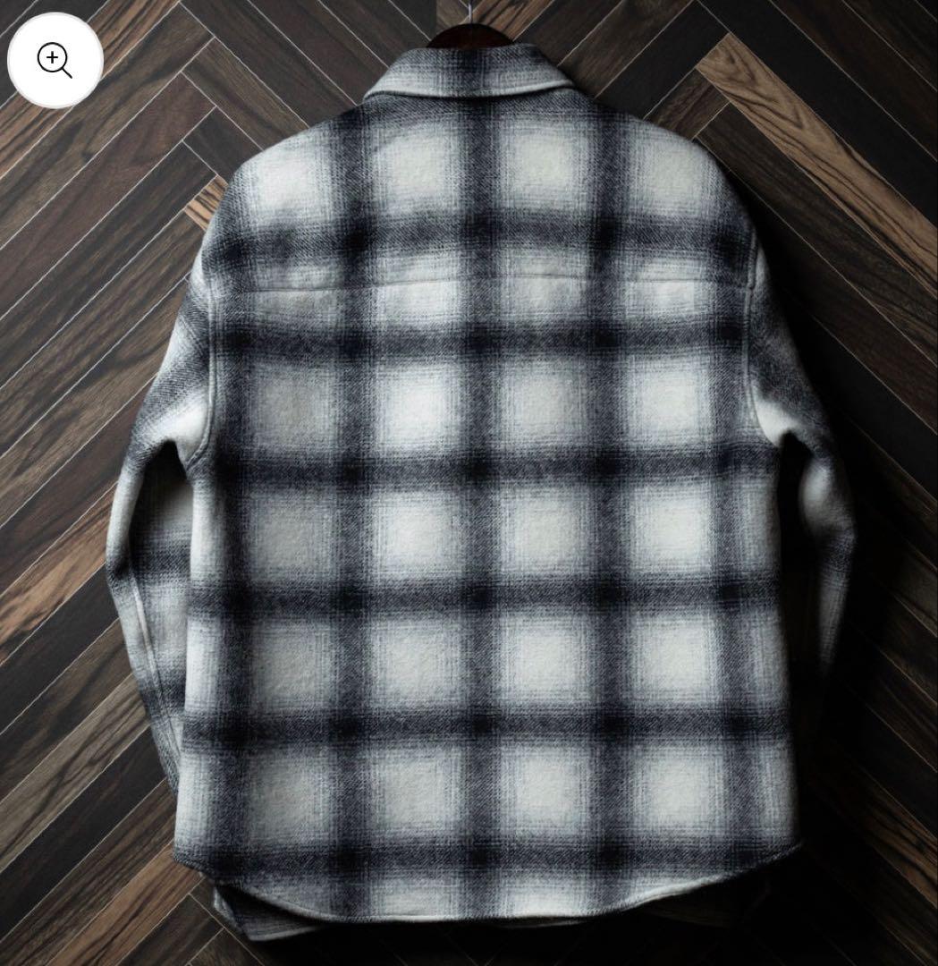 Wool ombre shirt パブロPABLO VINCI