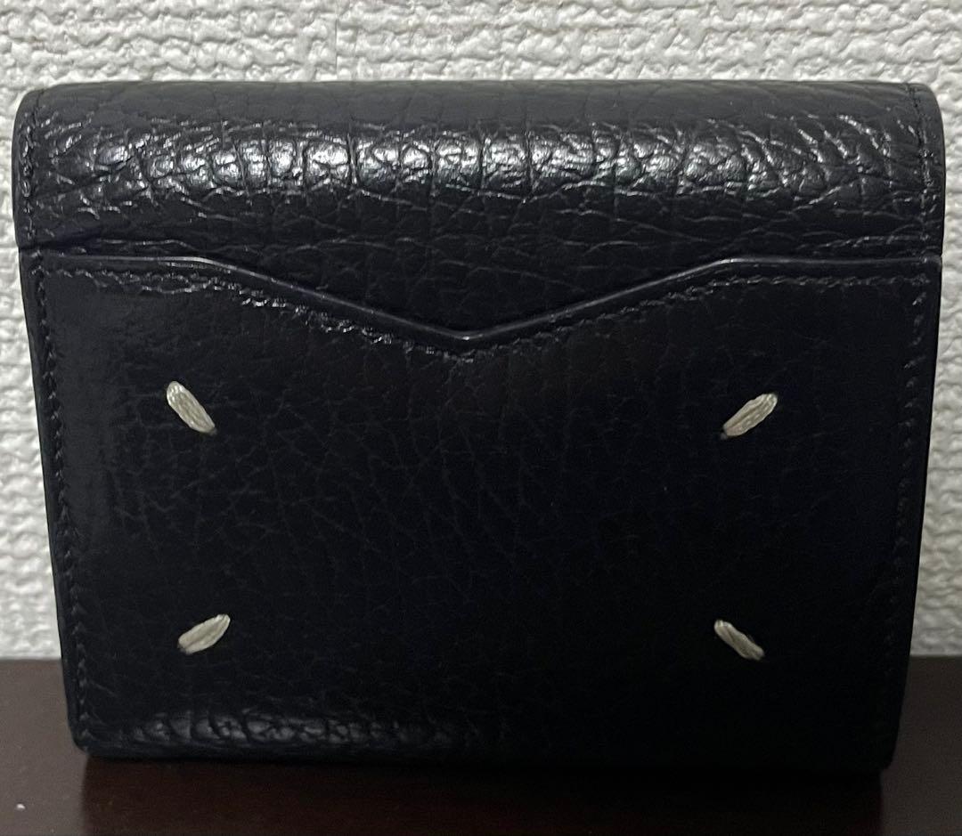 Maison Margiela メゾンマルジェラ 三つ折財布 4ステッチ 黒