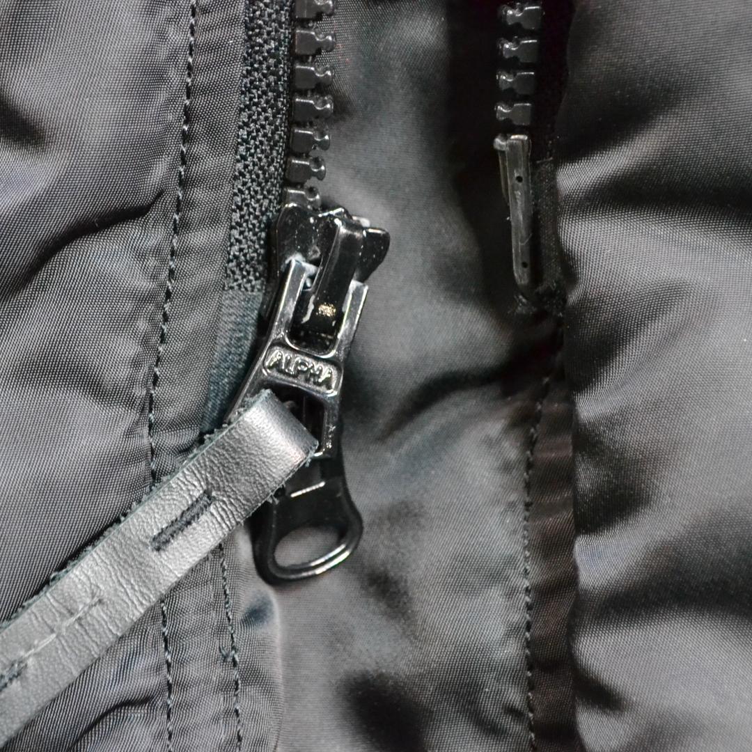 【極美品】ALPHA INDUSTRIESアルファ N-3BフライトジャケットL