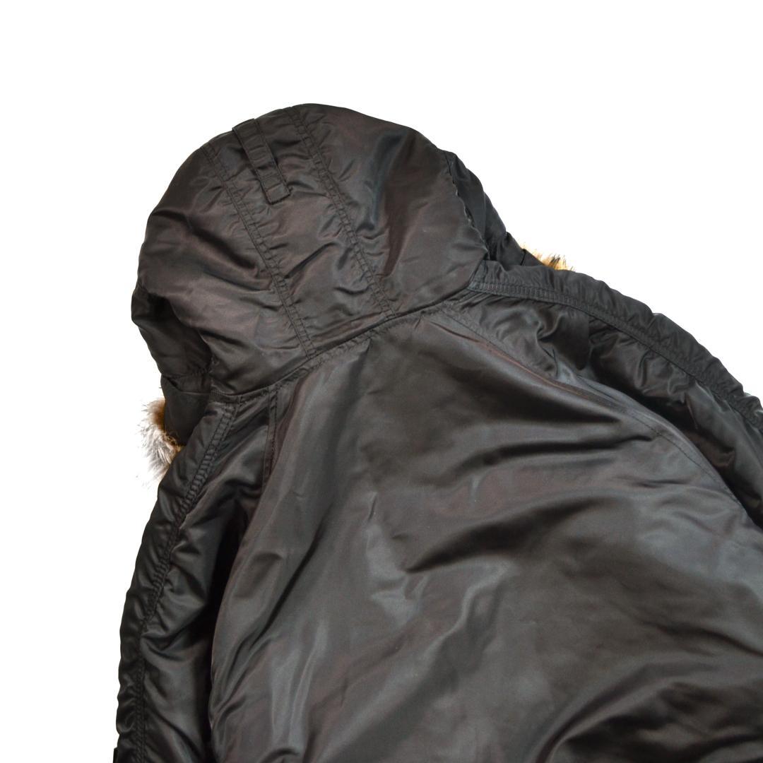【極美品】ALPHA INDUSTRIESアルファ N-3BフライトジャケットL