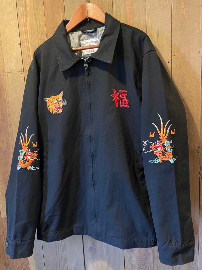 ベトジャン 虎 福 龍 66-67 ベトナム地図 黒 コットン