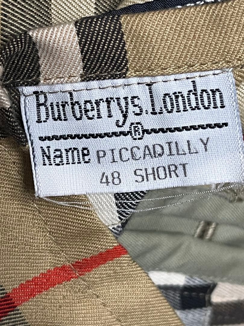 【最終価格】バーバリーズ英国製ノバチェックL〜XL ライナーなしオールシーズン