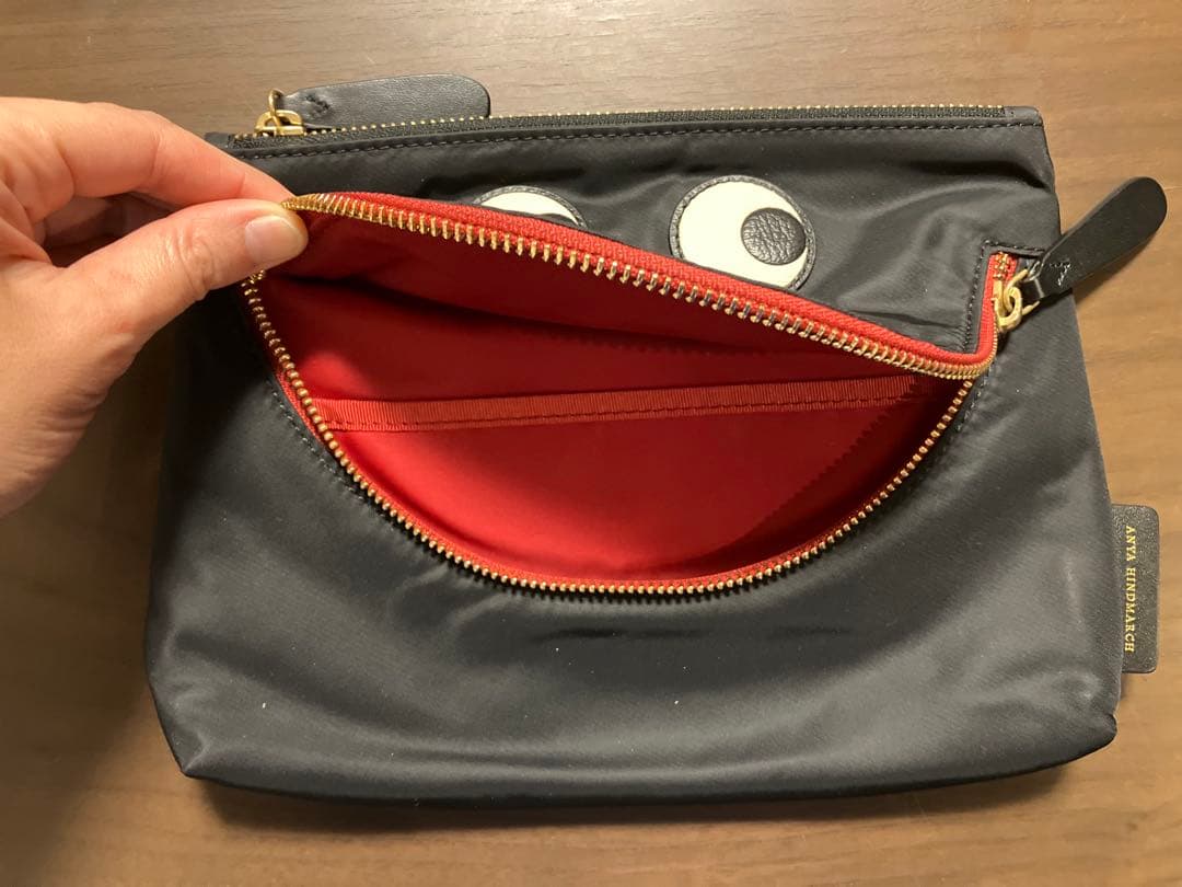 ANYA HINDMARCH アニヤハインドマーチ ハッピーアイズ ポーチ 美品