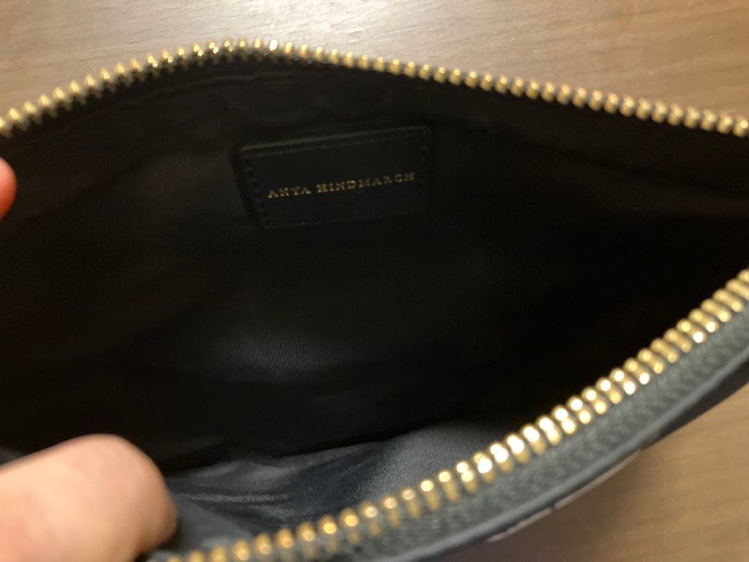 ANYA HINDMARCH アニヤハインドマーチ ハッピーアイズ ポーチ 美品