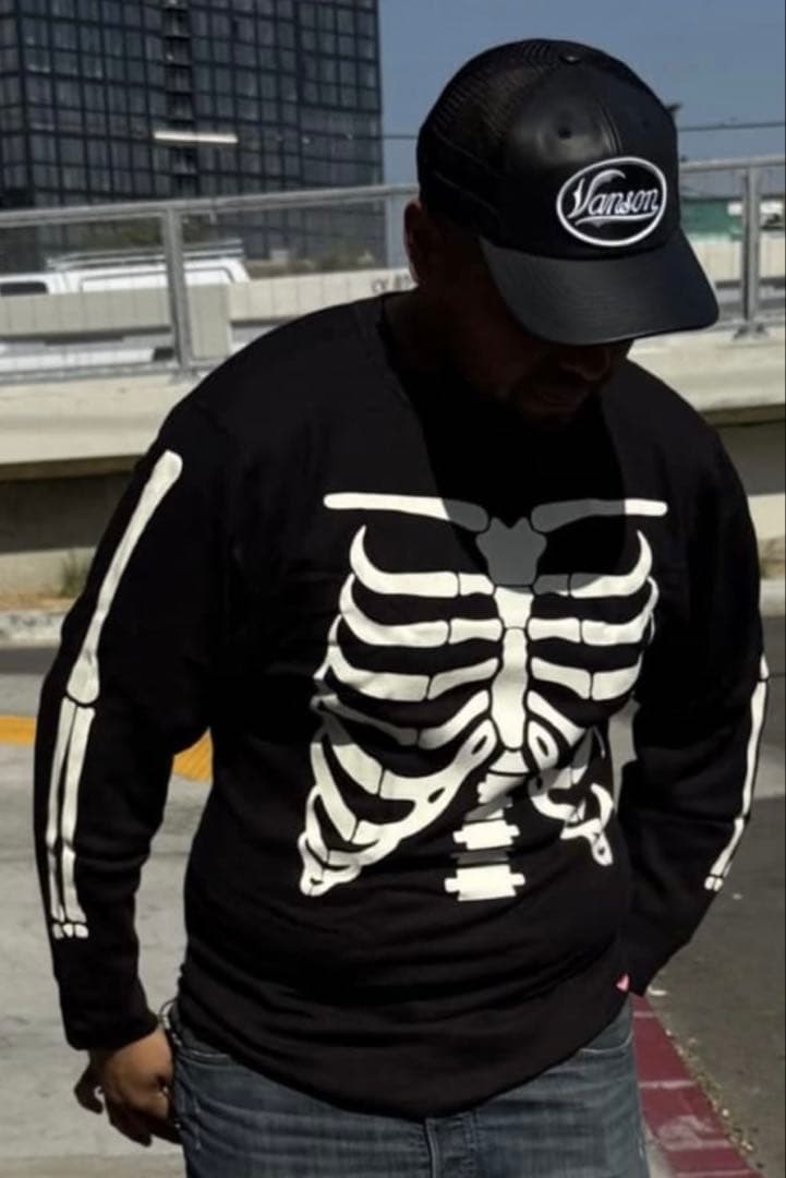 【新品】Supreme/Hanes Bones Thermal Crew 希少S