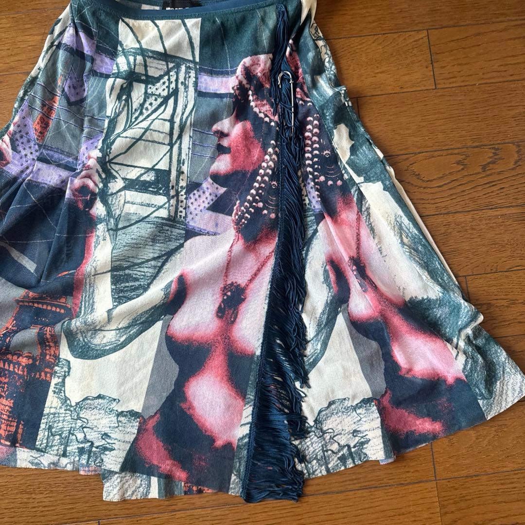 Jean Paul Gaultier ◎ パワーネット　巻きスカート