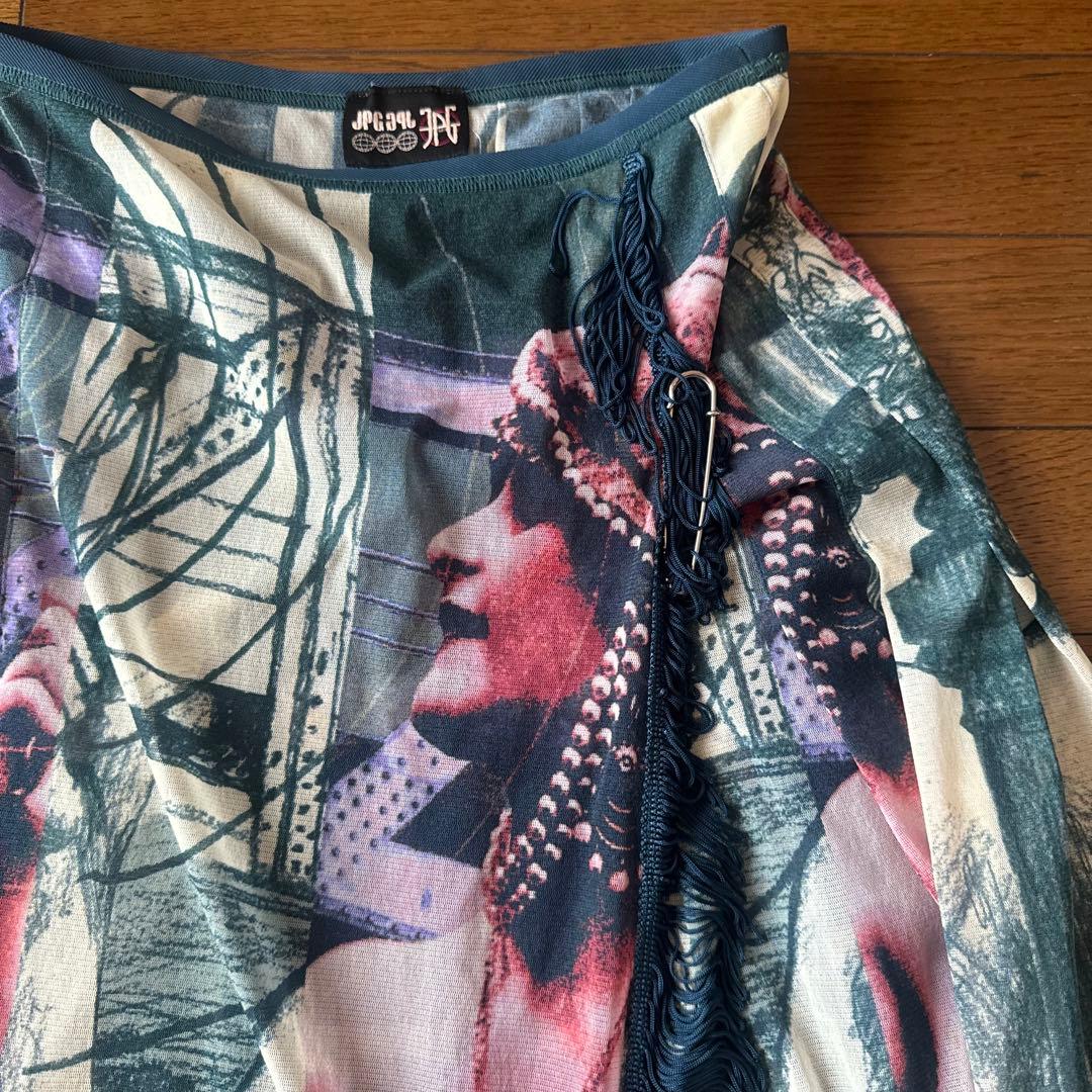 Jean Paul Gaultier ◎ パワーネット　巻きスカート