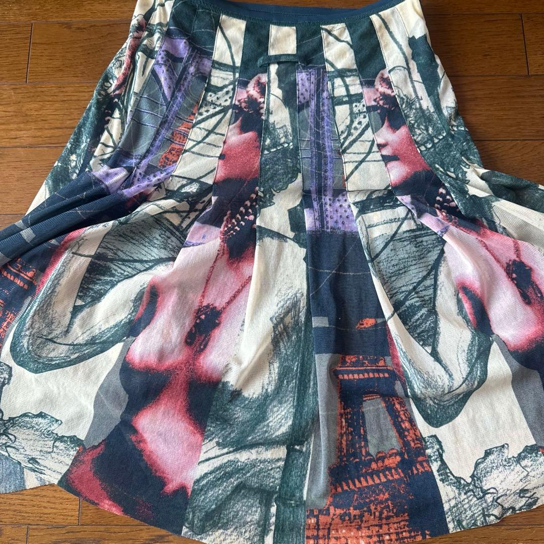 Jean Paul Gaultier ◎ パワーネット　巻きスカート