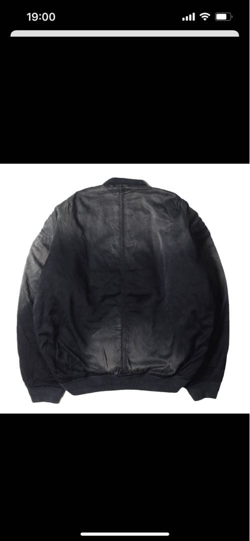 Maison Mihara Yasuhiro フライトジャケット ブラック