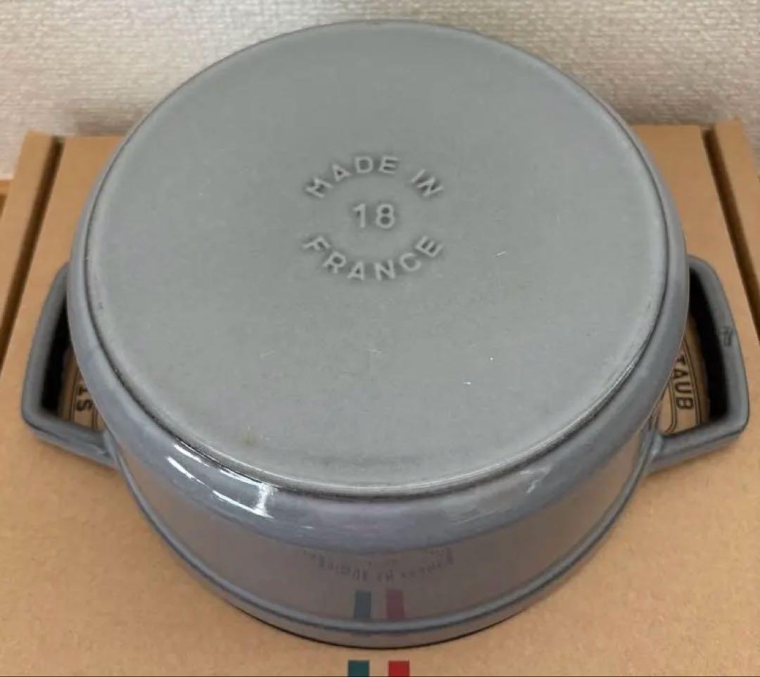 STAUB ピコ・ココット ラウンド 18cm グレー