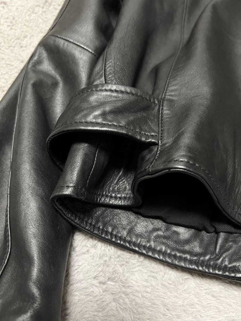 オールセインツALLSAINTSブラックレザーライダースジャケット L