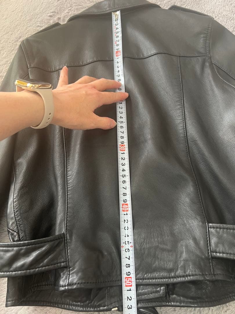 オールセインツALLSAINTSブラックレザーライダースジャケット L