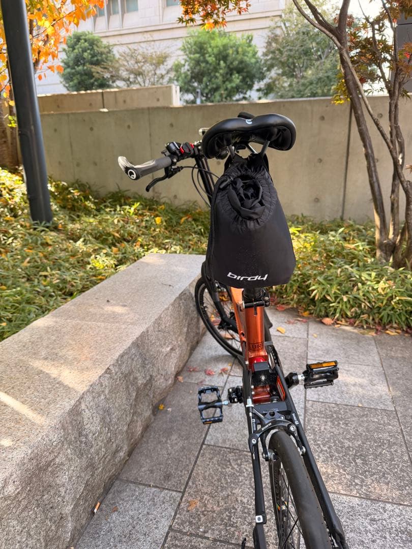 折りたたみ自転車 アルミフレーム オレンジ