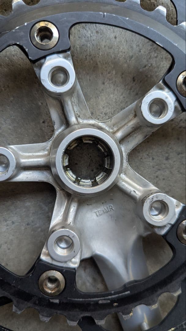 軽量 レア Sugino スギノ コスペア 50/36 コンパクト110pcd