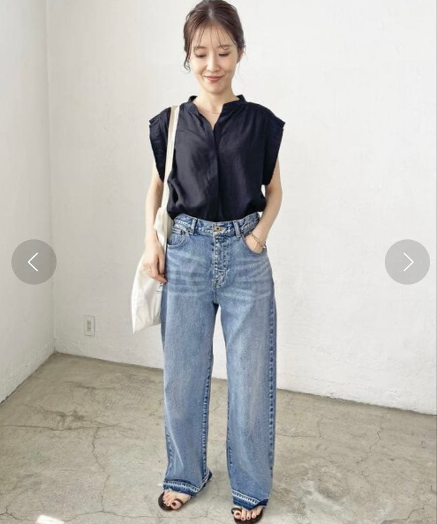 パンツ Spick & Span 5 1/2 LOOSE-STRAIGHT DENIM