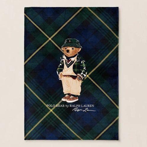 ポロ ラルフローレン ポロベア ブランケット チェック柄 マルチカラー