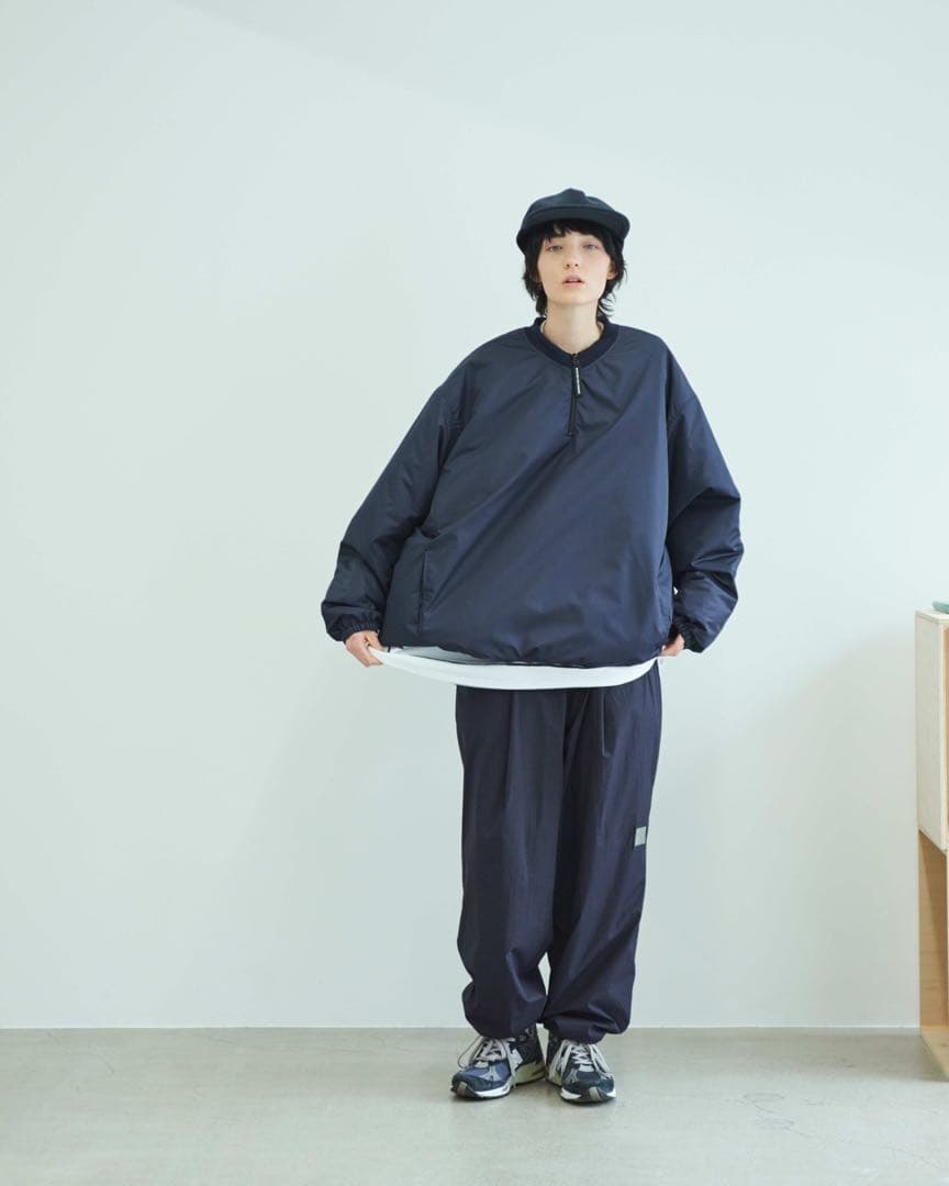 S.F.C エスエフシー　BASEBALL HALF ZIP JACKET