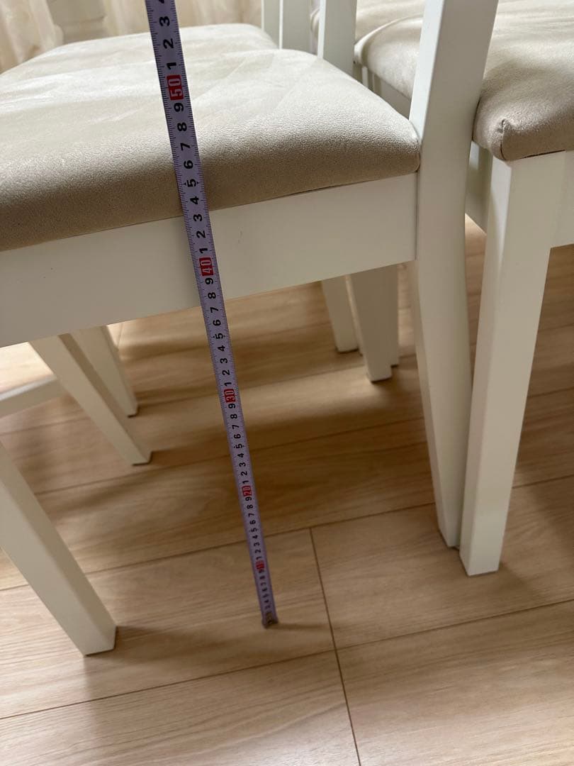 【高橋様】イケアIKEA ダイニングテーブル・チェア4脚セットホワイト