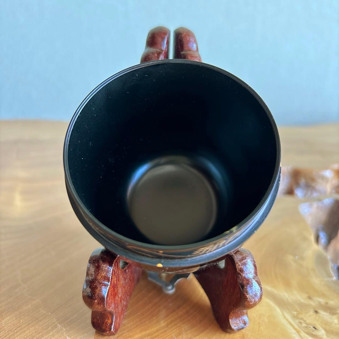 斎藤宗甫作 中棗 「遠山」金蒔絵 茶道具 共箱