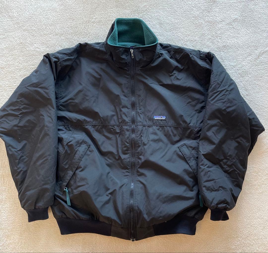 美品 XL 黒 パタゴニア 1994 シェルドシンチラ ジャケット