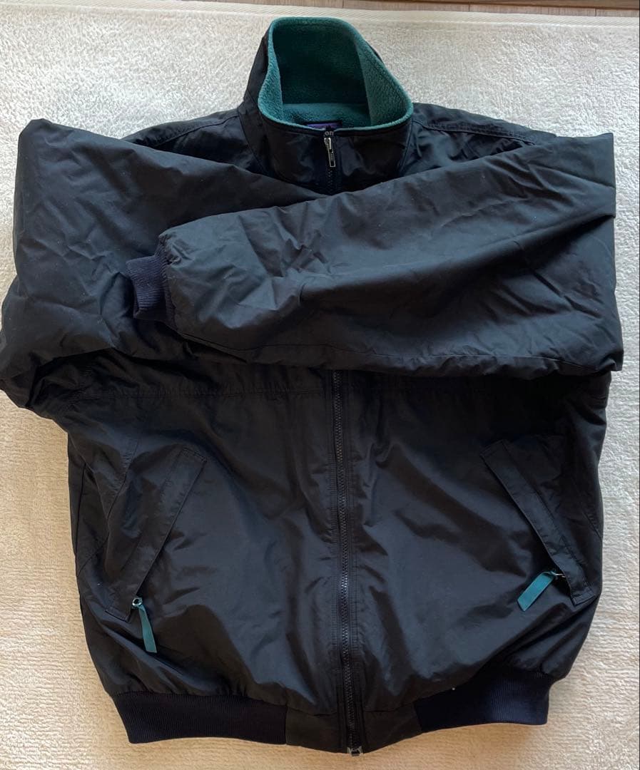 美品 XL 黒 パタゴニア 1994 シェルドシンチラ ジャケット