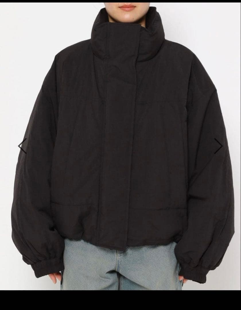 新品未使用品 ローリーズファーム　モンスターショートコート　ブラック