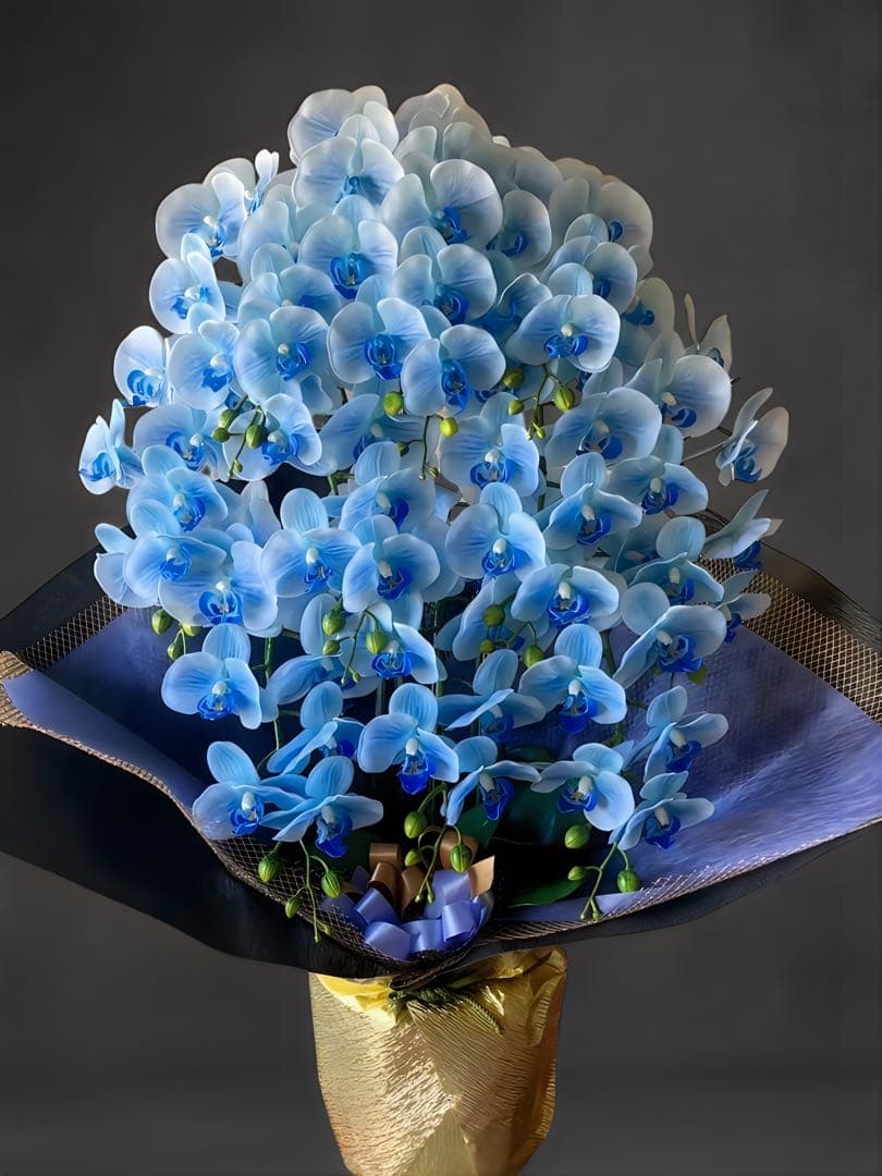 光触媒　人工観葉植物　ウォールグリーン　フェイクグリーン　リアル胡蝶蘭１０本't