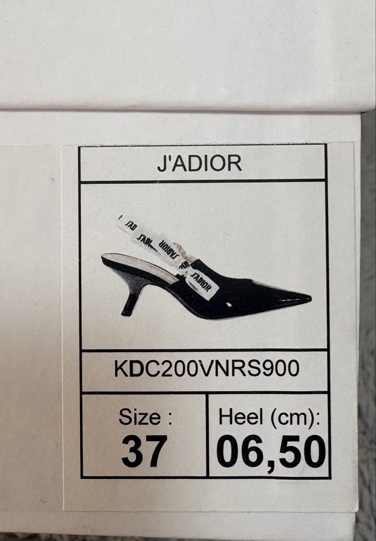 24cmヒール6.5cmディオール Dior エナメルパンプス