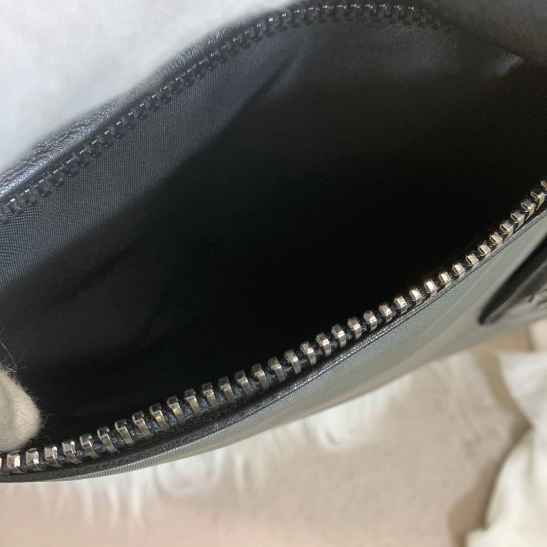 PRADAプラダトートバッグテスートナッパ ナイロン　グレー×黒2WAY