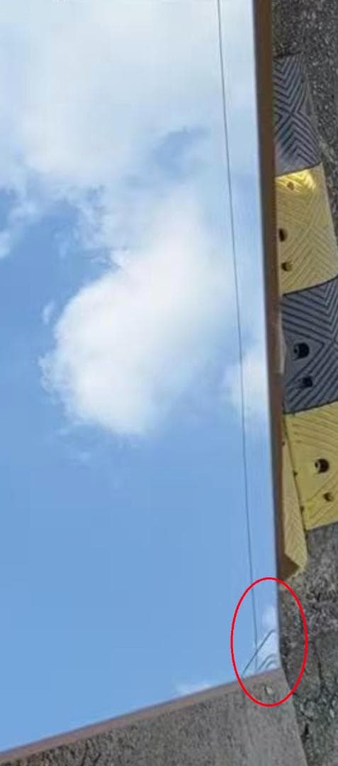 【中古】ダンスミラー 割れない鏡 幅80x160cm 姿見 木色 15番