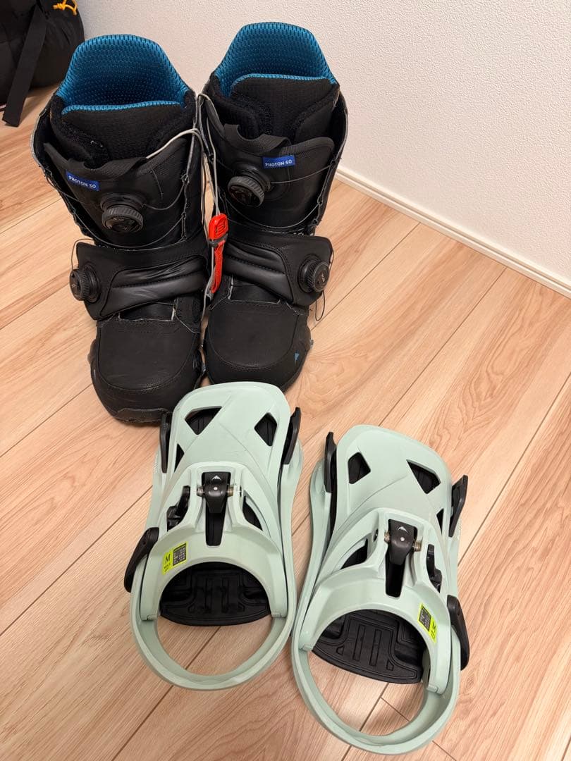 BURTON STEP ON PHOTON WIDE 28cm 中古品 ＳＥＴ