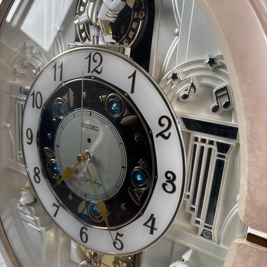 【限定✨美品✨】セイコー からくり　掛け時計 電波時計　30曲