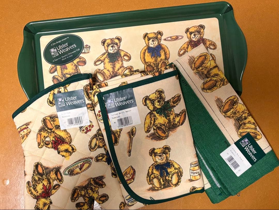 Ulster Weavers テディベア柄 キッチン雑貨4点セット 未使用