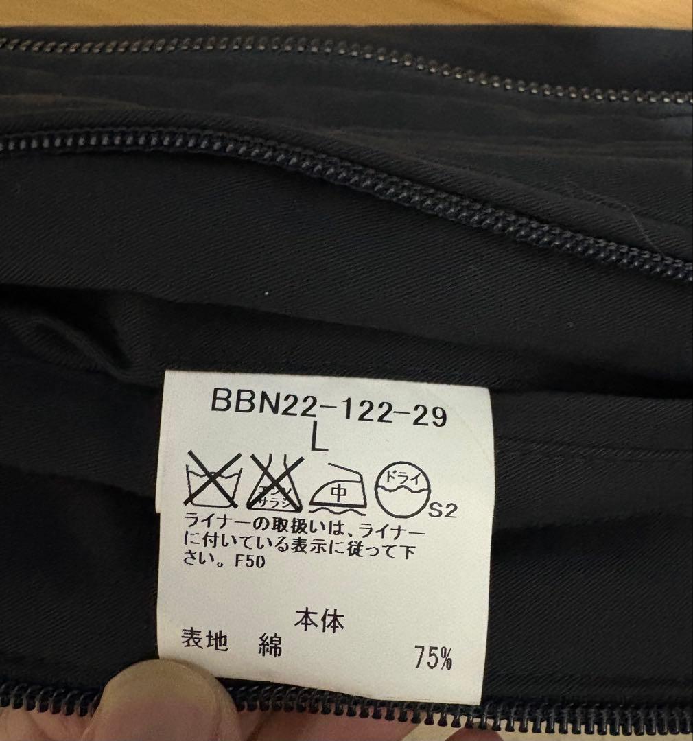 バーバリー　コート　黒　Lサイズ　ダウンライナー付き　超美品　クリーニング済