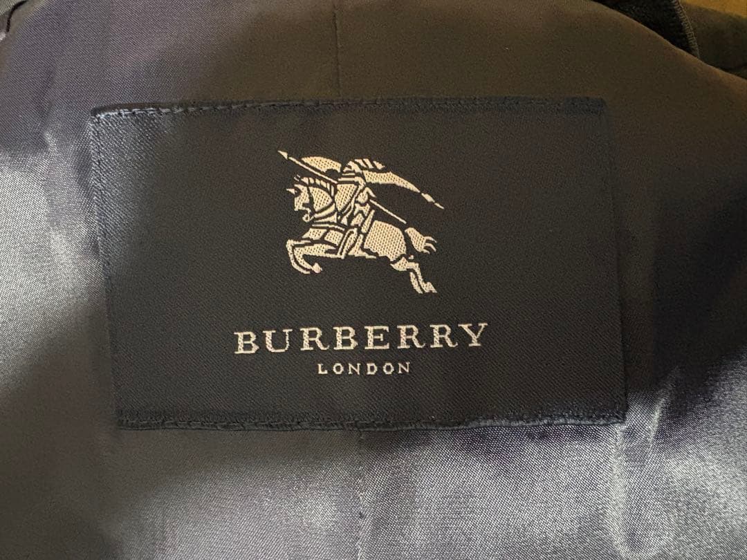 バーバリー　コート　黒　Lサイズ　ダウンライナー付き　超美品　クリーニング済