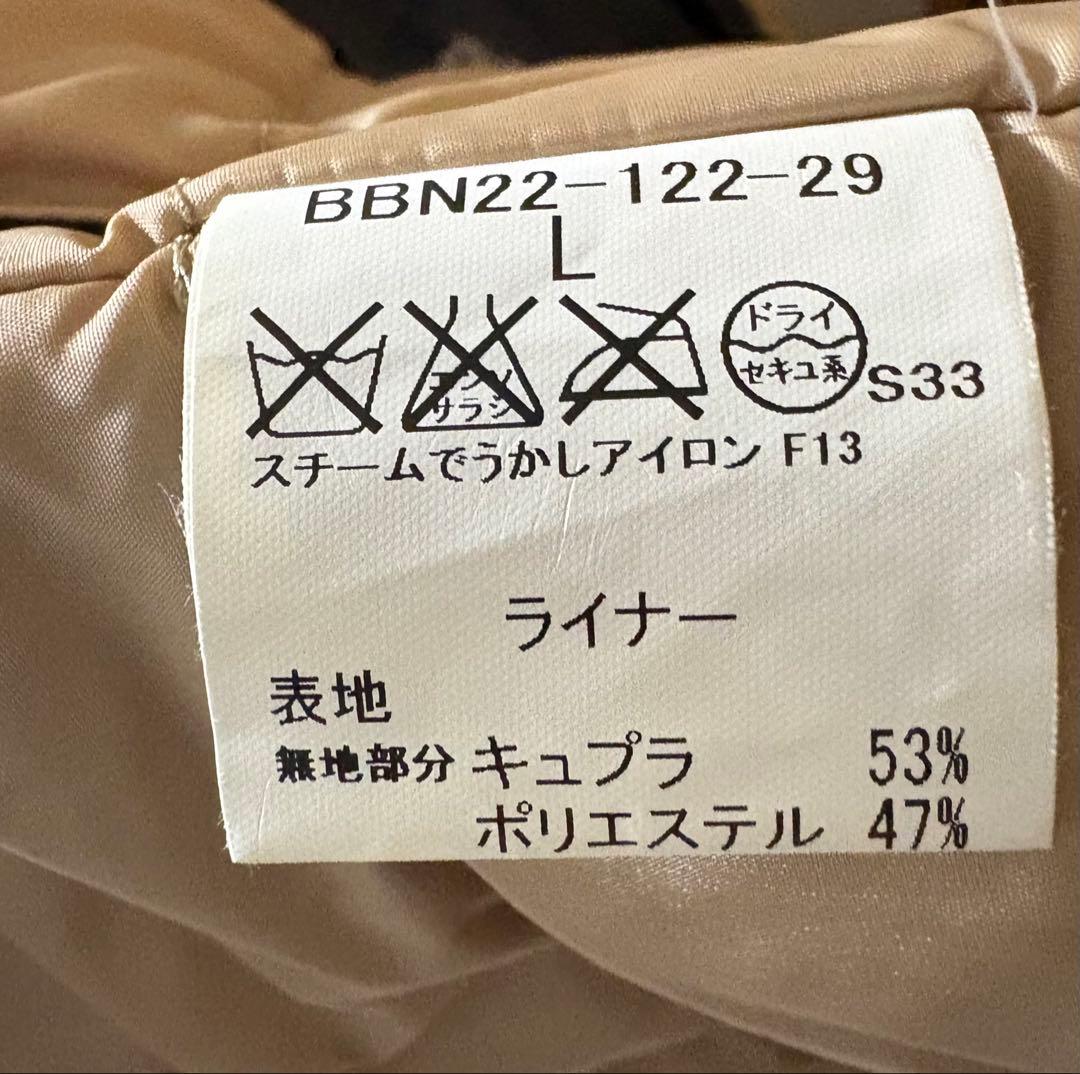 バーバリー　コート　黒　Lサイズ　ダウンライナー付き　超美品　クリーニング済