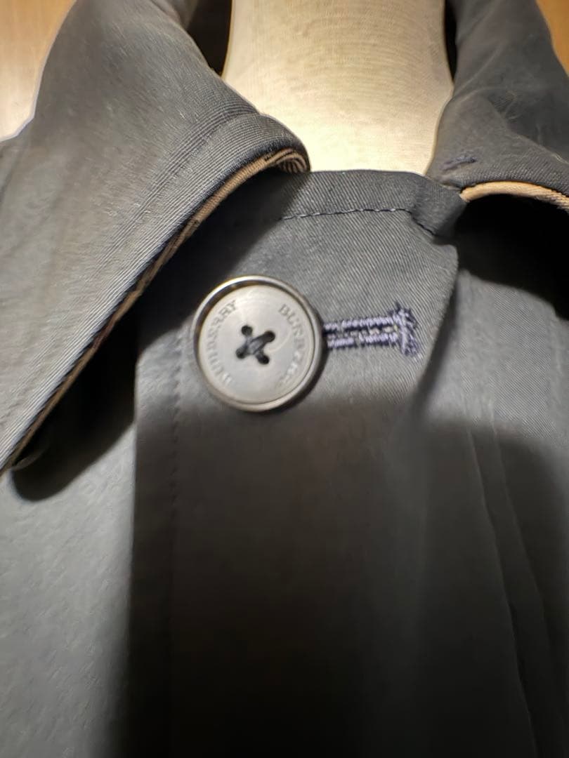 バーバリー　コート　黒　Lサイズ　ダウンライナー付き　超美品　クリーニング済