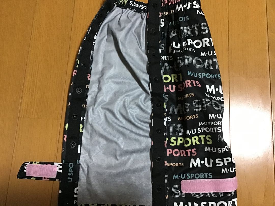M-U SPORTS レインウェアセット40ブラック新品未使用ウエサコ