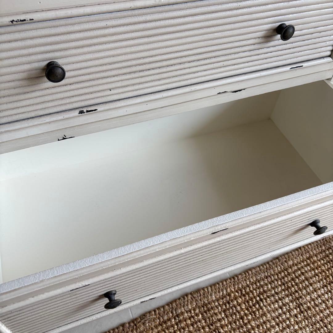 チェスト　シャビーシック　サイドボード　フレンチカントリー　コンソール　白家具