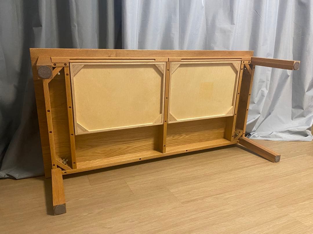 お正月値引き中！無印良品　天然木　センターテーブル　w1200タイプ