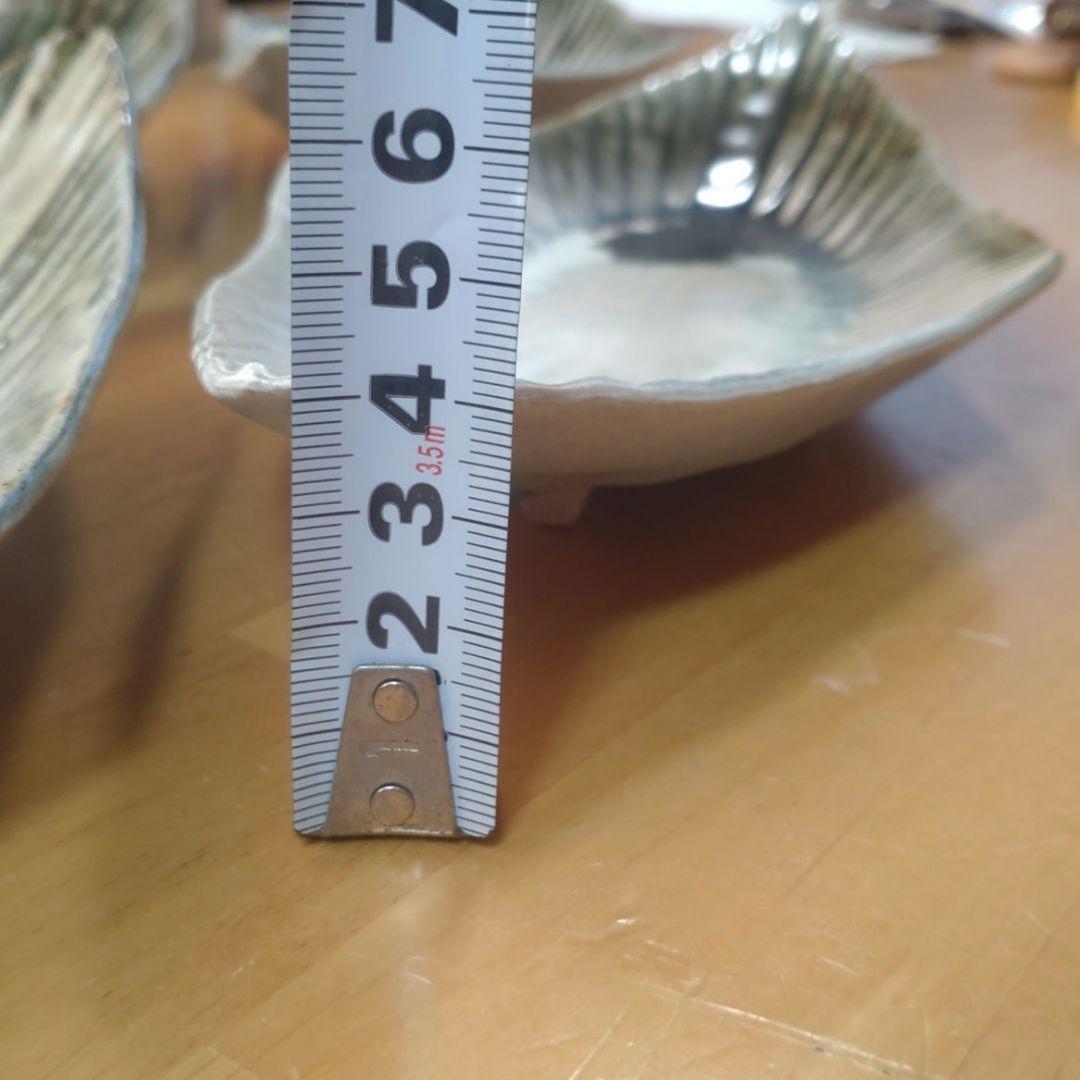 [作家もの] 平岡仁 菱形皿 掛分 4枚セット