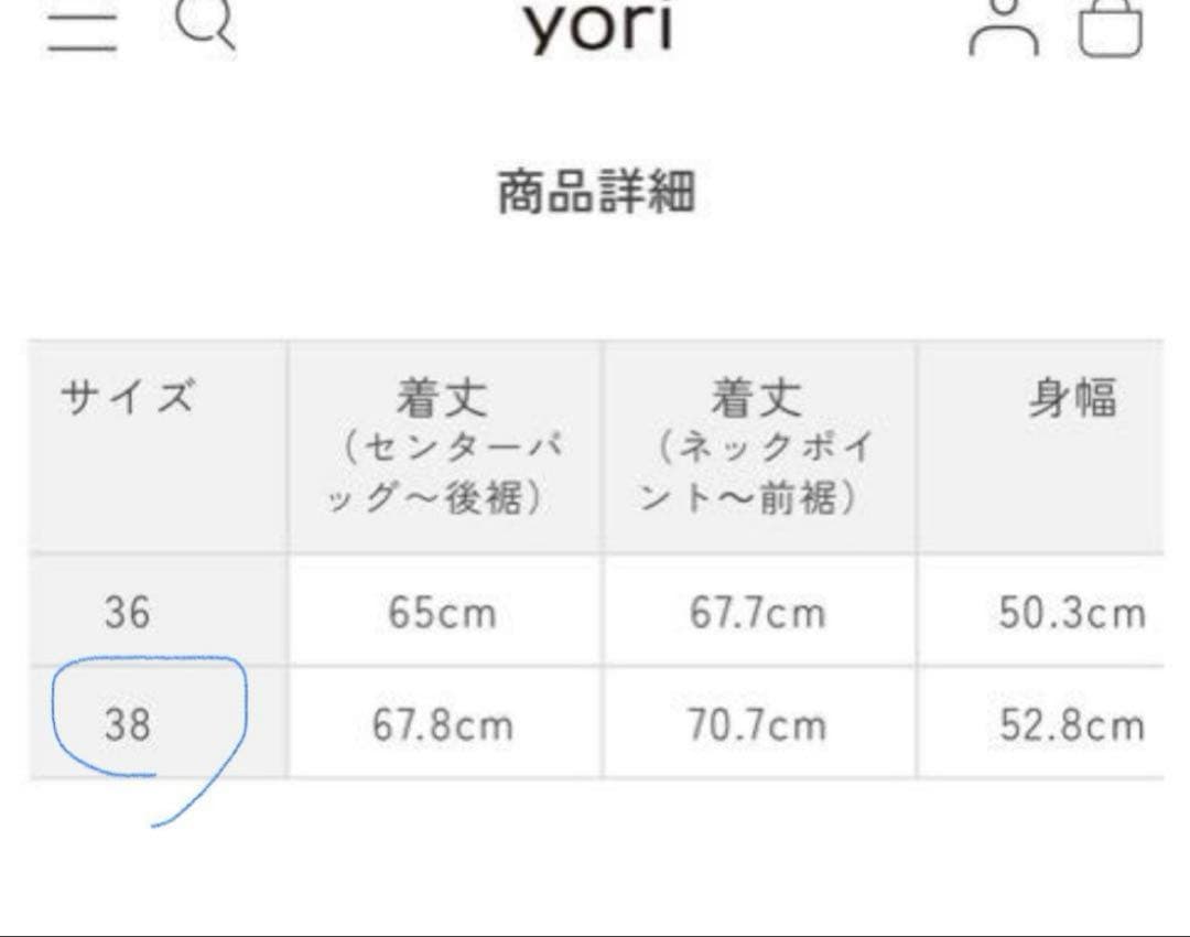 【yori 】フクレサイドギャザーブラウス　ライトサックス　38