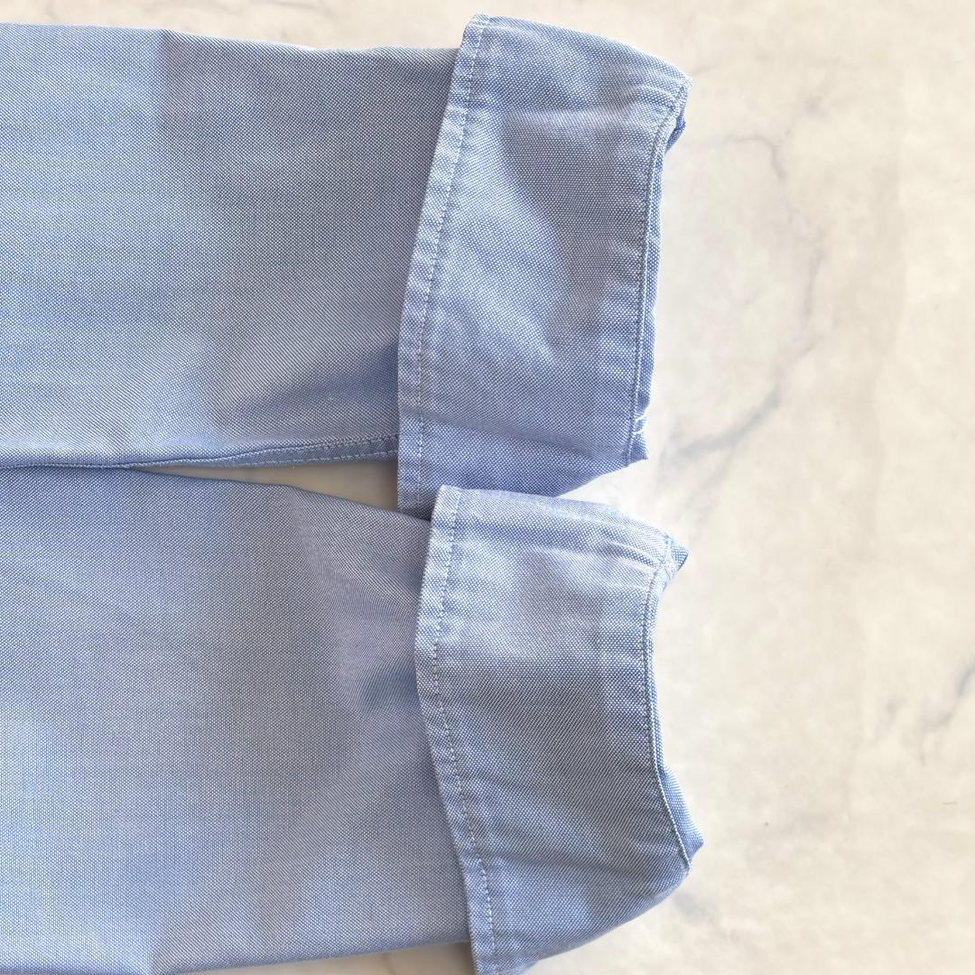 フランクアンドアイリーン Luke ルーク オックスフォードシャツ 水色 tw8