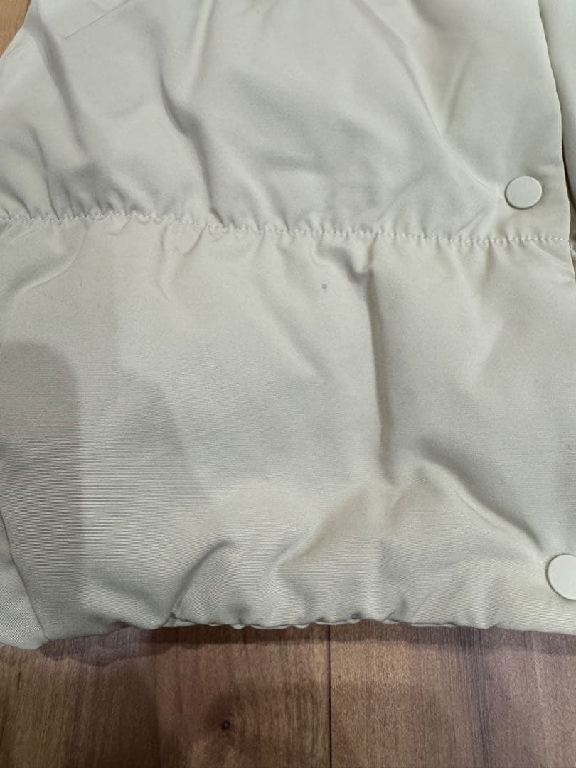 【あお】新品未使用 UNIQLO C ダウンクロップドベスト Sサイズ