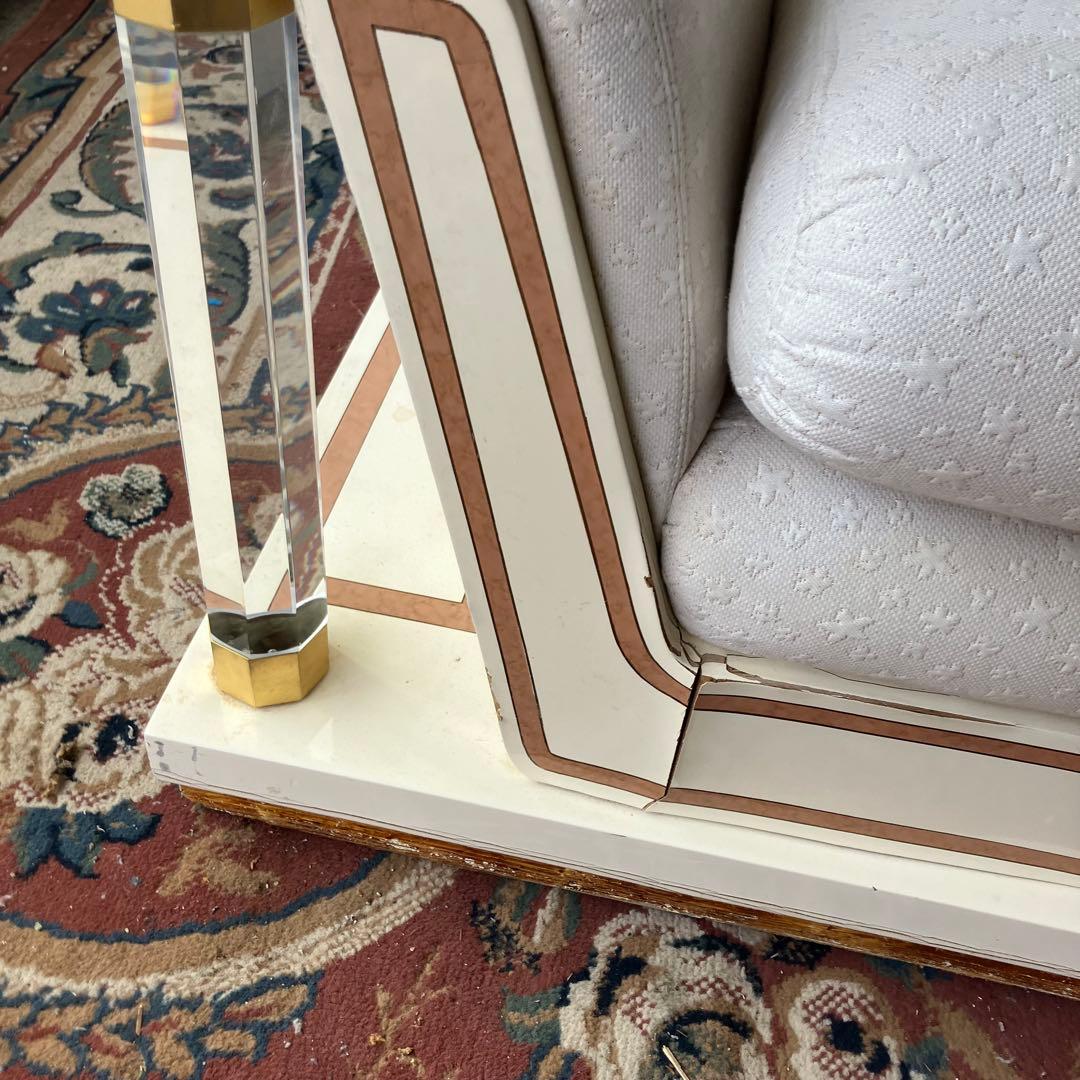 creations Curci Paris ロココ様式 木製 1人掛けソファー