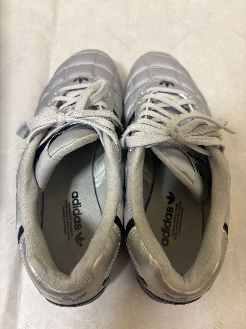 adidas ADIRACER LO W 23.5cm シルバー