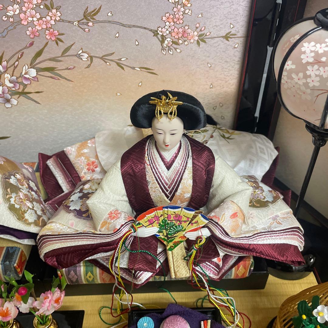 雛人形 収納飾り 美品