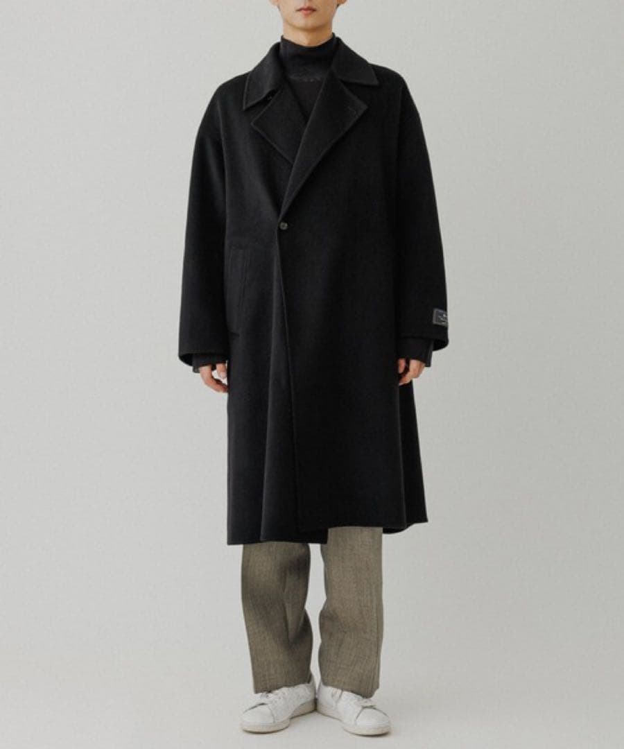 【最終値下げ】ADAM ET ROPEメリノウール セミダブルコートマフラー付き