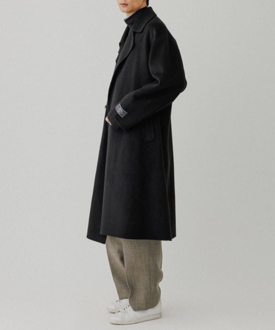 【最終値下げ】ADAM ET ROPEメリノウール セミダブルコートマフラー付き